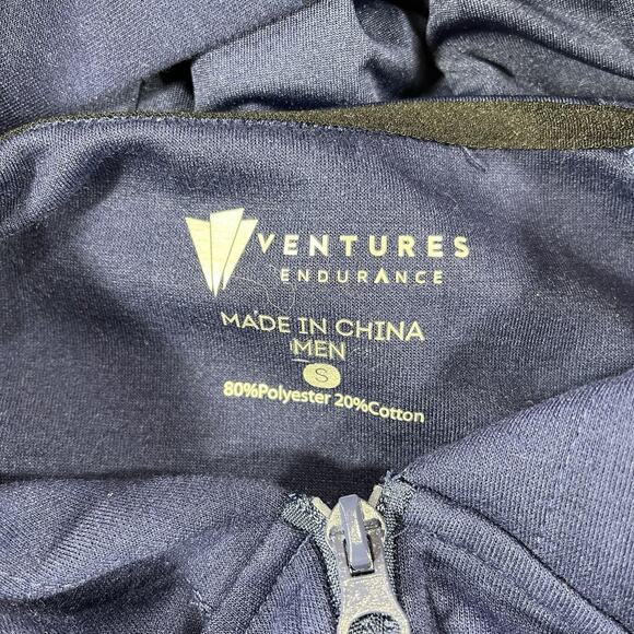 Ventures Endurance Hoodie Men's Small Jacket Hooded Hot Chocolate Run Full Zip - Picture 6 of 9